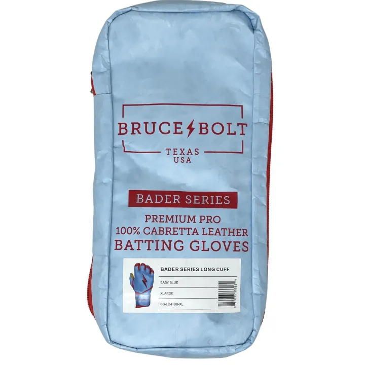 Sale BADER Series Long Cuff Batting Gloves Specialty|Blue
