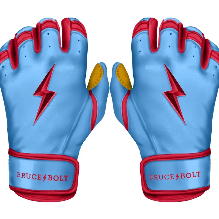 Outlet BADER Series Short Cuff Batting Gloves Specialty|Blue