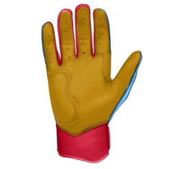 Outlet BADER Series Short Cuff Batting Gloves Specialty|Blue