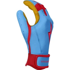 Outlet BADER Series Short Cuff Batting Gloves Specialty|Blue
