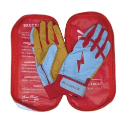Outlet BADER Series Short Cuff Batting Gloves Specialty|Blue