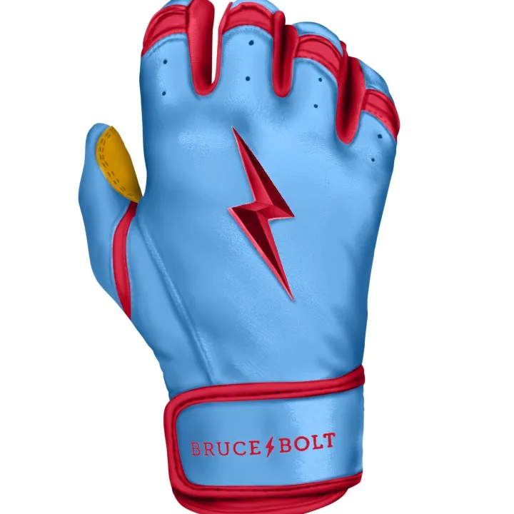 Outlet BADER Series Short Cuff Batting Gloves Specialty|Blue