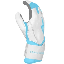 Best CHROME Series Long Cuff Batting Gloves Specialty|White