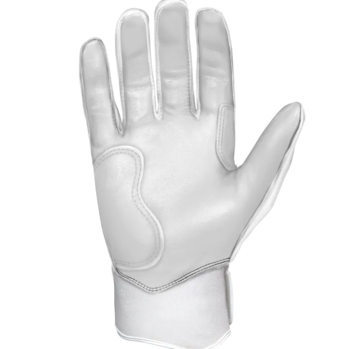 Sale CHROME Series Short Cuff Batting Gloves White|Batting Gloves