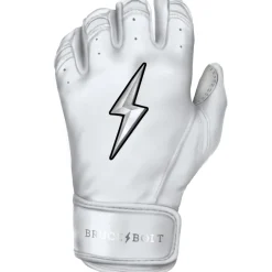 Sale CHROME Series Short Cuff Batting Gloves White|Batting Gloves