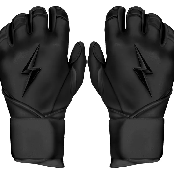 Sale Creator Series Long Cuff Batting Gloves Black|Batting Gloves