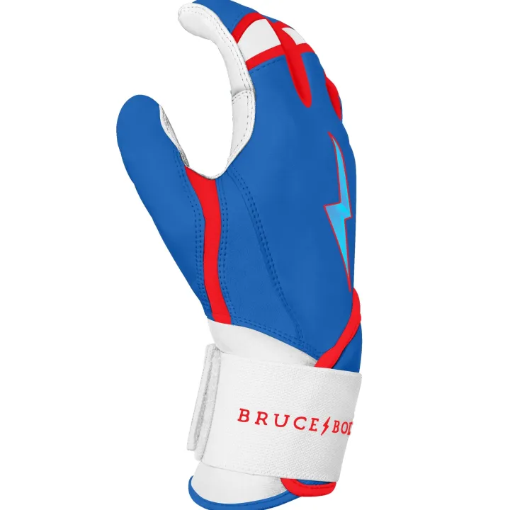 New Creator Series Long Cuff Batting Gloves Specialty|Red