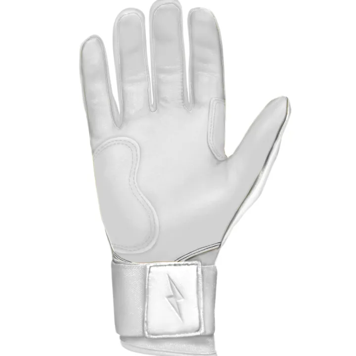 Clearance Creator Series Long Cuff Batting Gloves White|Batting Gloves