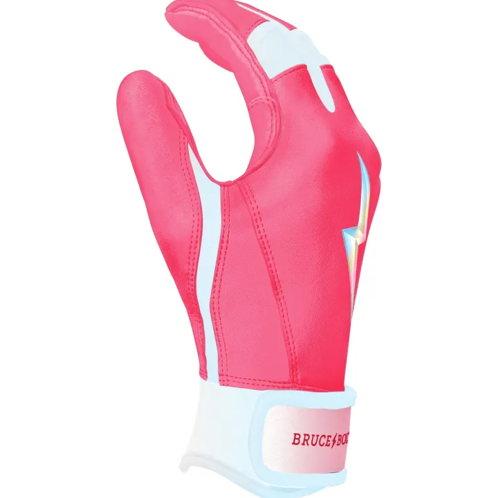 Hot Creator Series Short Cuff Batting Gloves Specialty|Pink