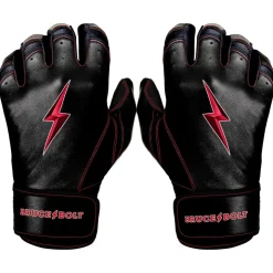 Outlet Creator Series Short Cuff Batting Gloves Black|Red