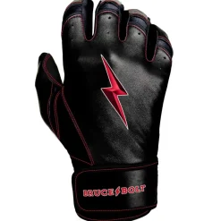 Outlet Creator Series Short Cuff Batting Gloves Black|Red
