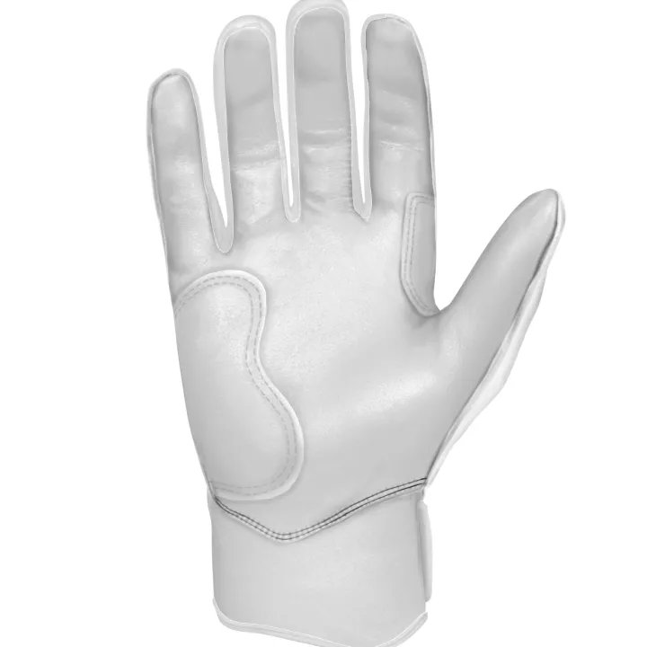 Hot Creator Series Short Cuff Batting Gloves White|Batting Gloves