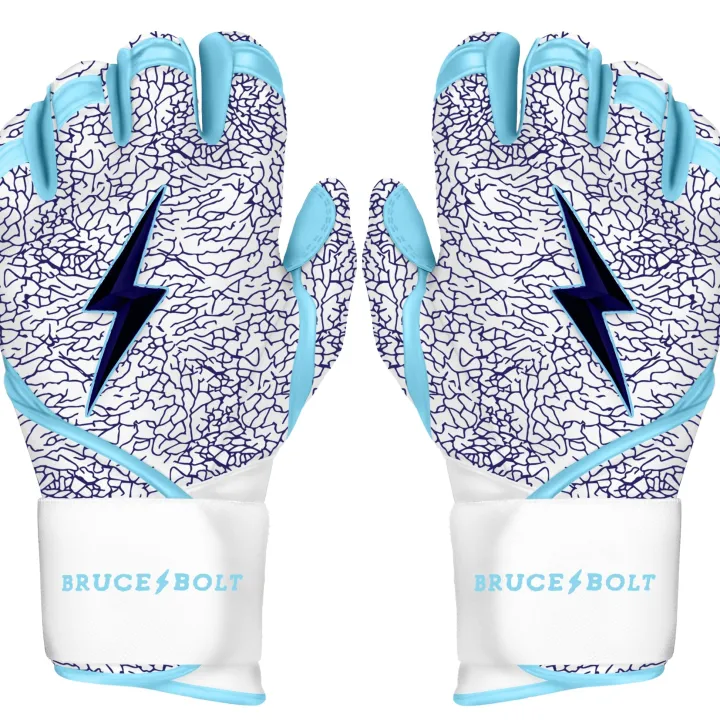 Clearance HAPP Series Long Cuff Batting Gloves White|Specialty