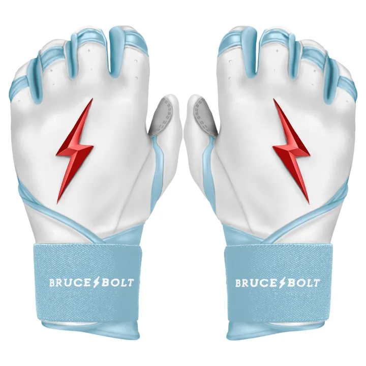 Clearance HAPP Series Long Cuff Batting Gloves Specialty|White
