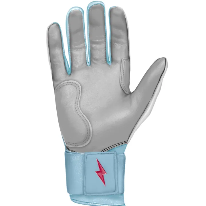 Clearance HAPP Series Long Cuff Batting Gloves Specialty|White