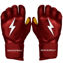 Long Cuff Batting Gloves Red|Batting Gloves