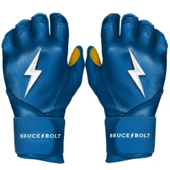 Long Cuff Batting Gloves Blue|Batting Gloves