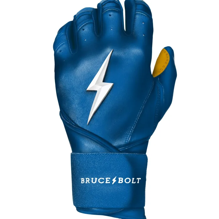 Long Cuff Batting Gloves Blue|Batting Gloves