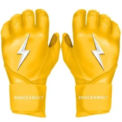 Discount Long Cuff Batting Gloves Yellow|Batting Gloves