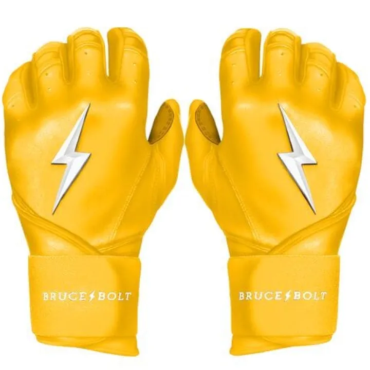Discount Long Cuff Batting Gloves Yellow|Batting Gloves