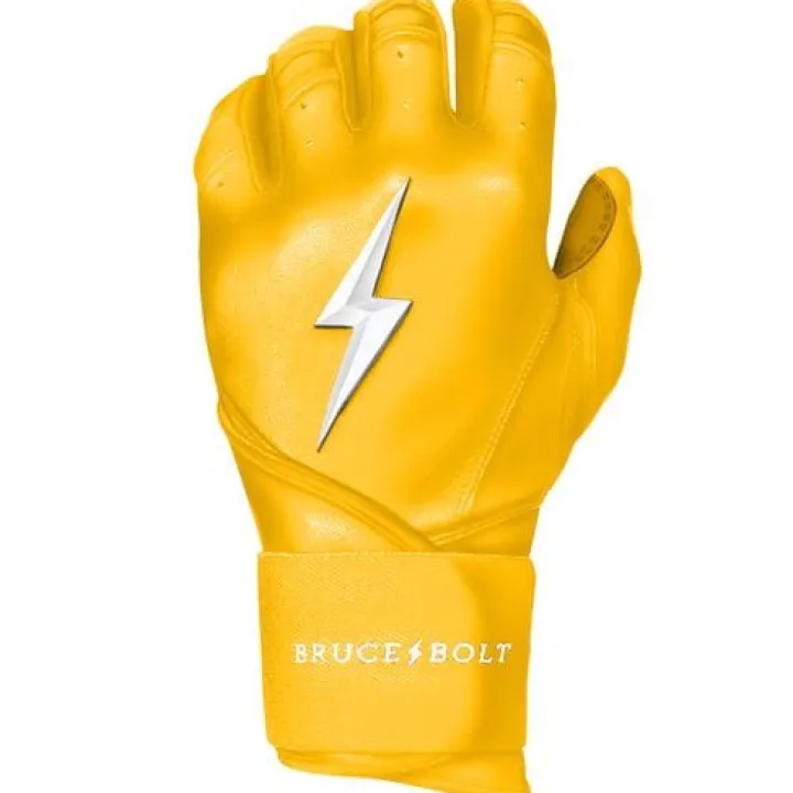 Discount Long Cuff Batting Gloves Yellow|Batting Gloves