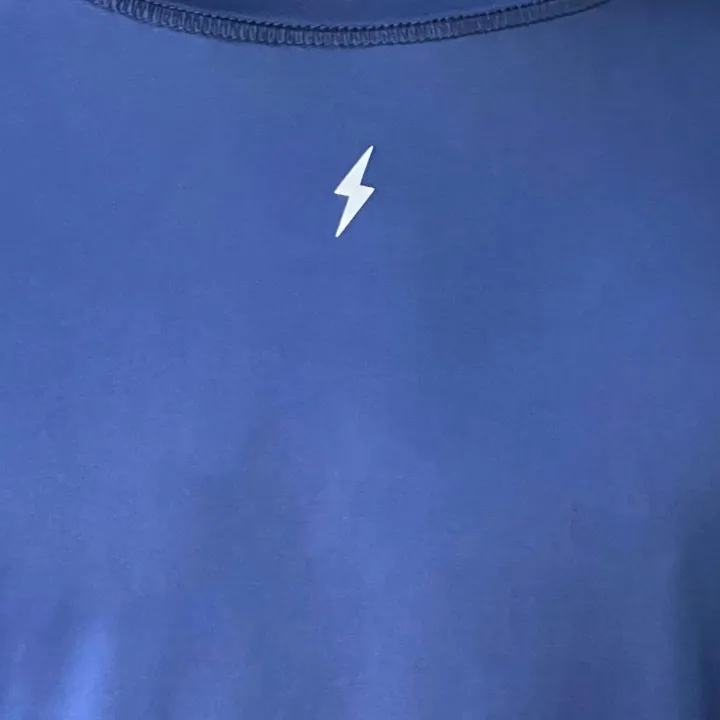 Hot Long Sleeve Performance T-Shirt With Reflective Bolt Performance Tees