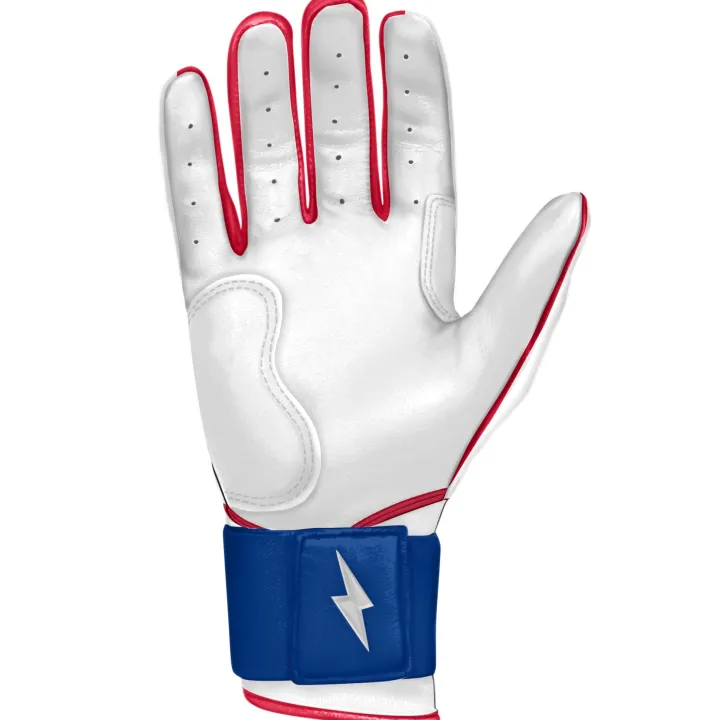 Discount NIMMO Series Long Cuff Batting Gloves Specialty|White