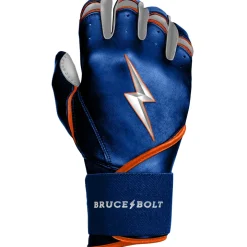 New NIMMO Series Long Cuff Batting Gloves Blue|Orange