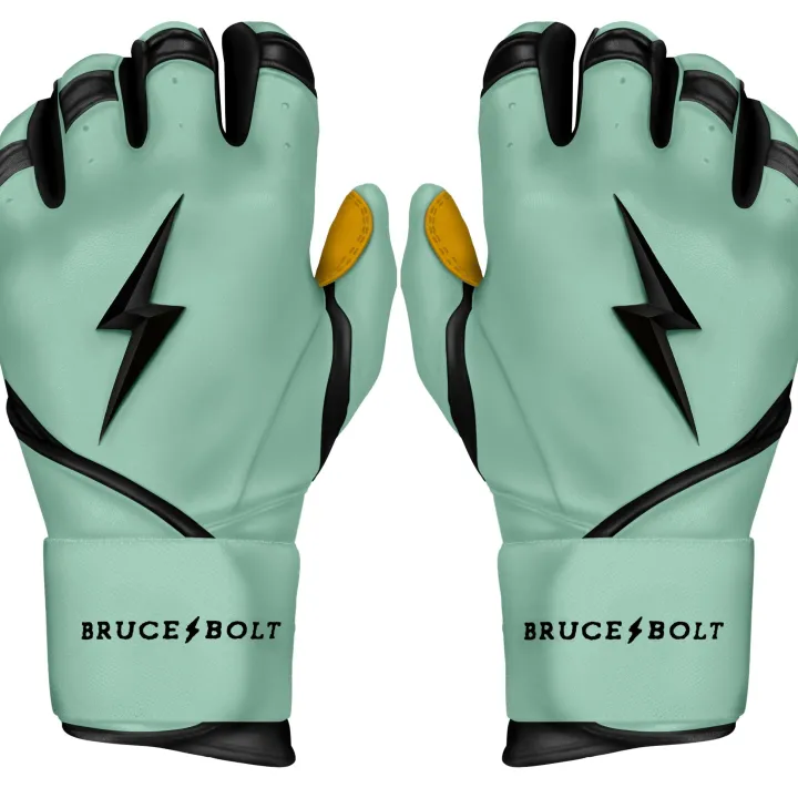 Best Patriot Series Long Cuff Batting Gloves Specialty|Black