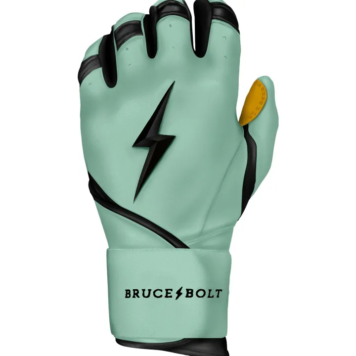 Best Patriot Series Long Cuff Batting Gloves Specialty|Black
