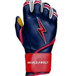 Online Patriot Series Long Cuff Batting Gloves Specialty|Blue