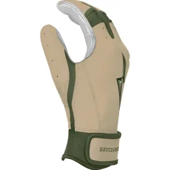 New Patriot Series Short Cuff Batting Gloves Specialty|Green