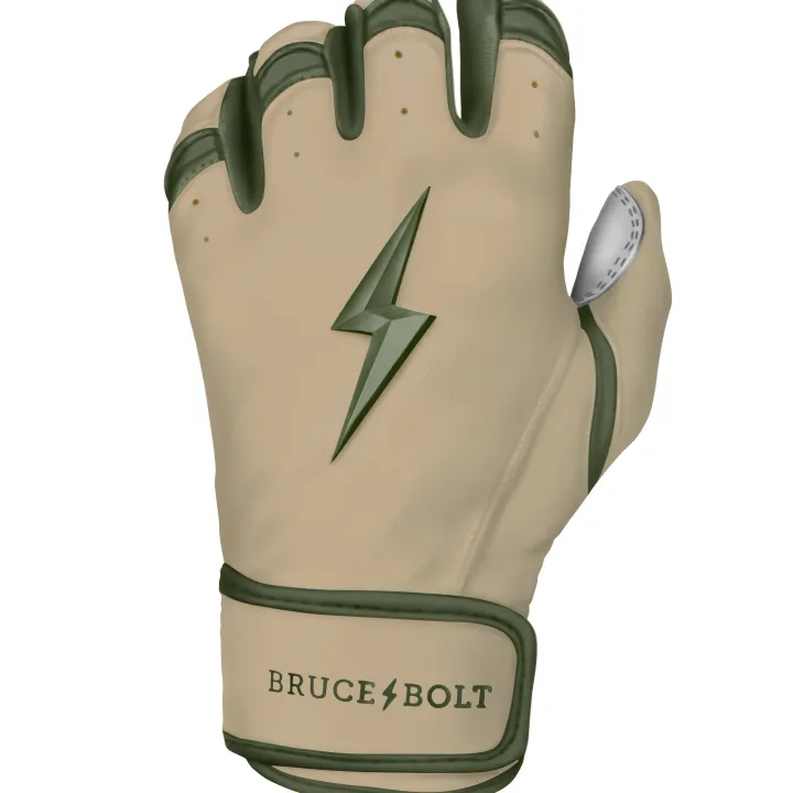 New Patriot Series Short Cuff Batting Gloves Specialty|Green