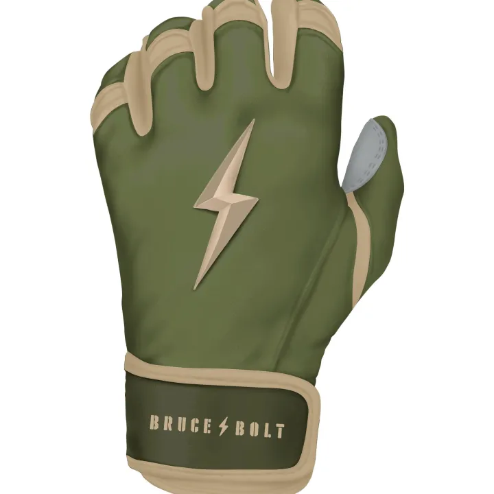 Patriot Series Short Cuff Batting Gloves Specialty|Green