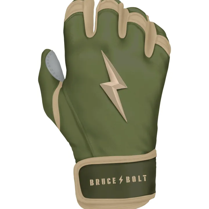 Patriot Series Short Cuff Batting Gloves Specialty|Green