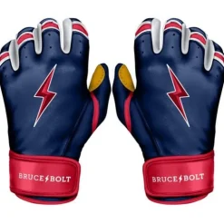 Online Patriot Series Short Cuff Batting Gloves Specialty|Blue