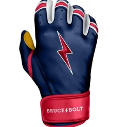 Online Patriot Series Short Cuff Batting Gloves Specialty|Blue