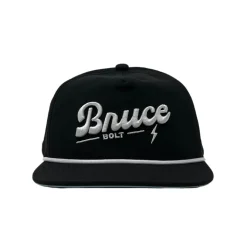 Hot Rope Snapback With White Stitched Logo Hats & Visors