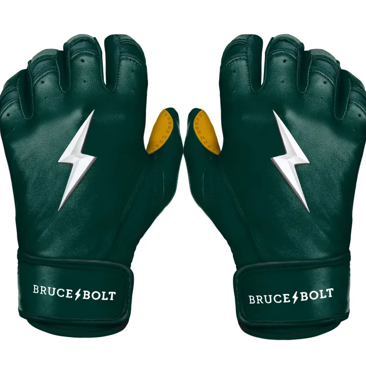 New Short Cuff Batting Gloves Green|Batting Gloves