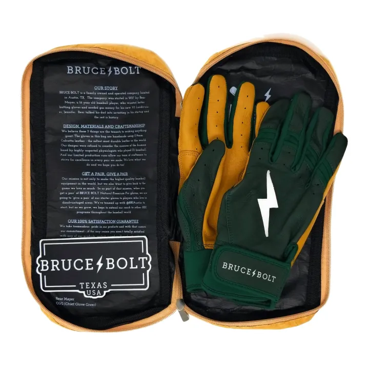New Short Cuff Batting Gloves Green|Batting Gloves