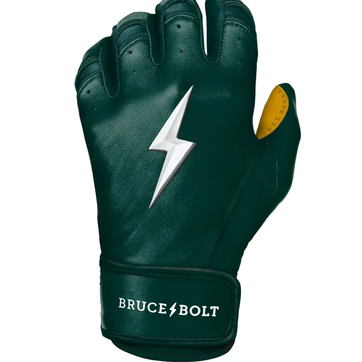 New Short Cuff Batting Gloves Green|Batting Gloves