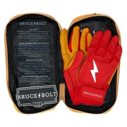 Short Cuff Batting Gloves Red|Batting Gloves