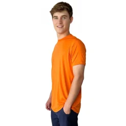 Hot Short Sleeve Performance T-Shirt With Reflective Bolt Performance Tees