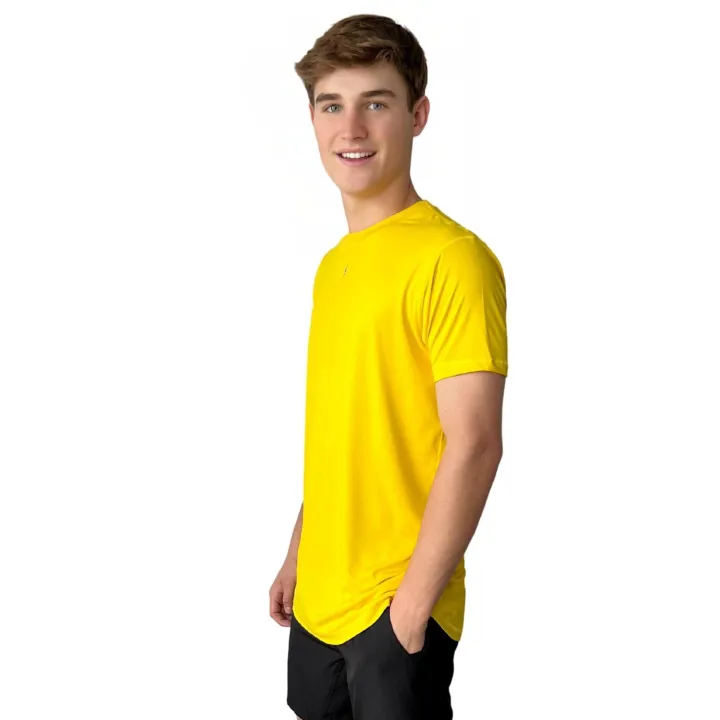 Outlet Short Sleeve Performance T-Shirt With Reflective Bolt Performance Tees